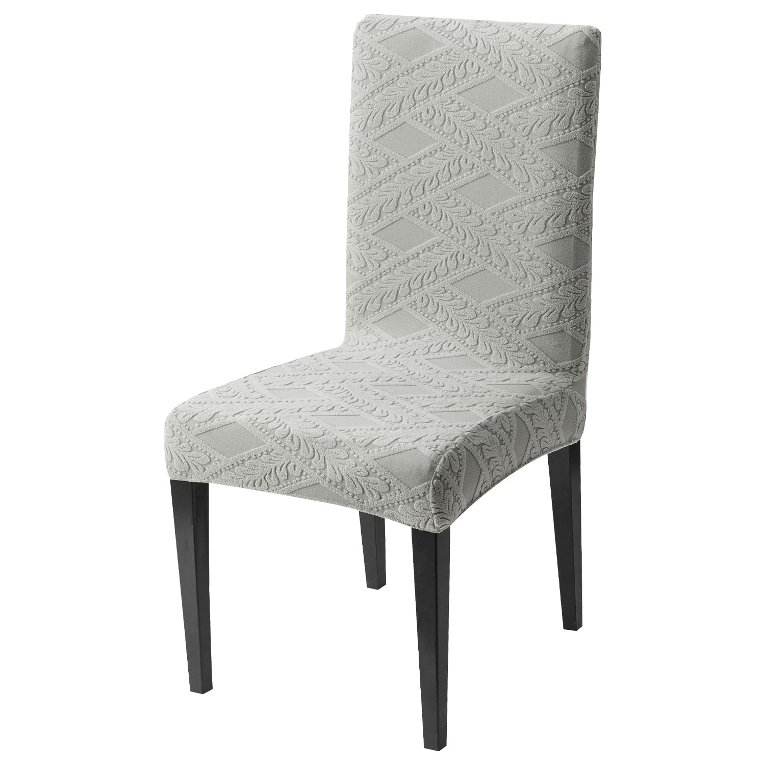 Stretchable Jacquard Chair Cover – 220 GSM- Grey
