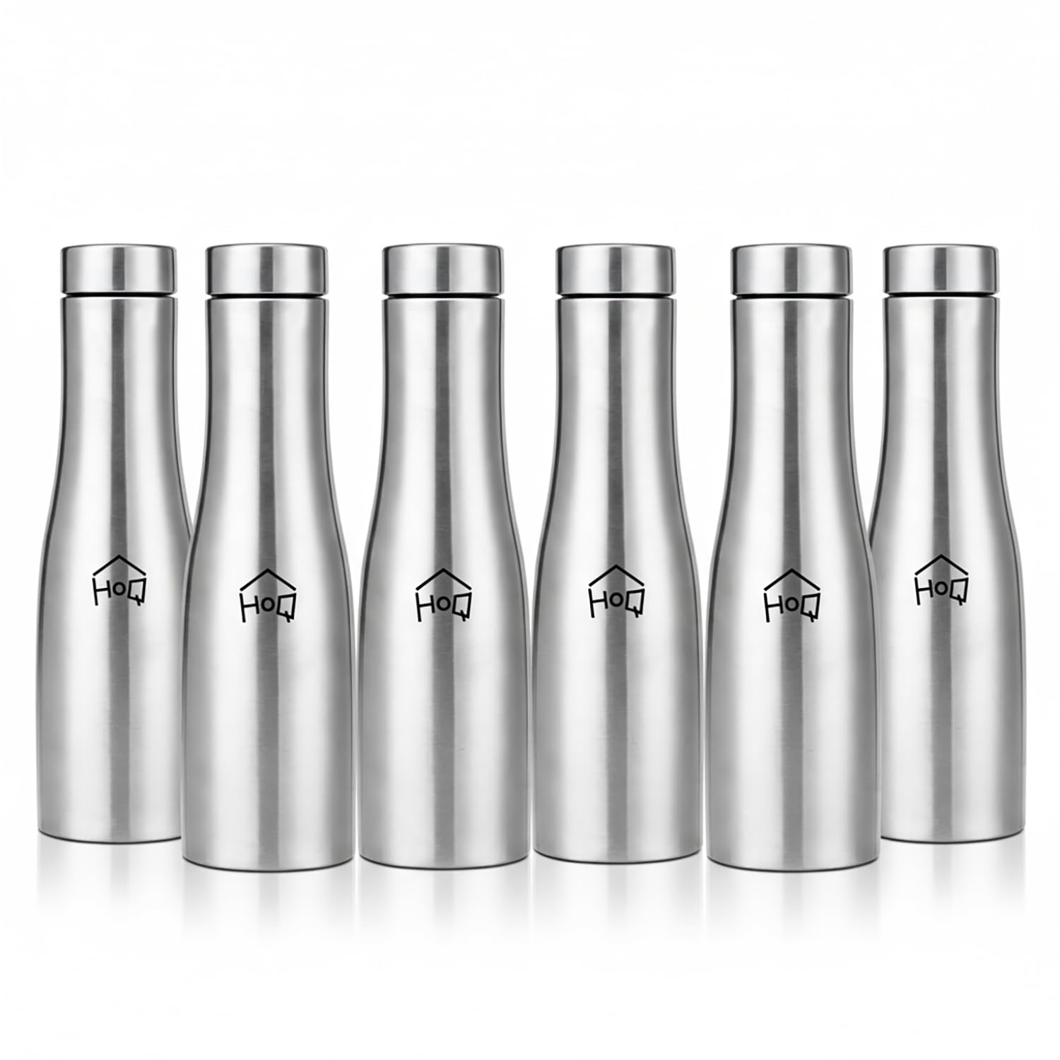 1 Litre Stainless Steel Water Bottle with Sipper Cap – Single Wall, Leak-Resistant Sports & Fridge Bottle (Silver)