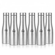 1 Litre Stainless Steel Water Bottle with Sipper Cap – Single Wall, Leak-Resistant Sports & Fridge Bottle (Silver)