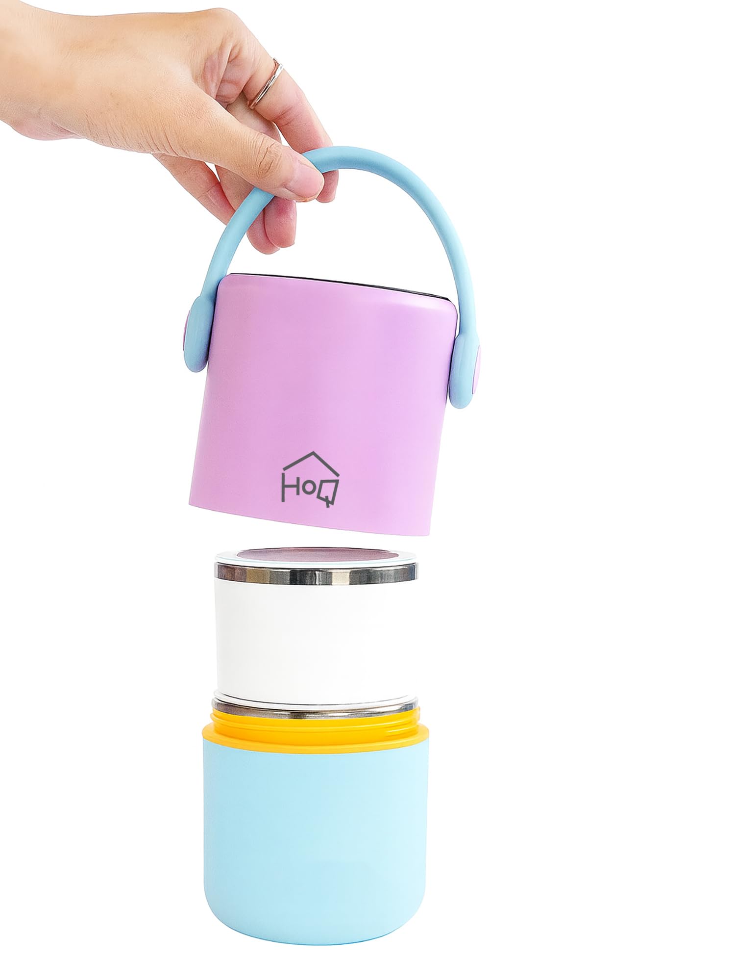 304 Stainless Steel Lunch Box - 820ml Double-Layer