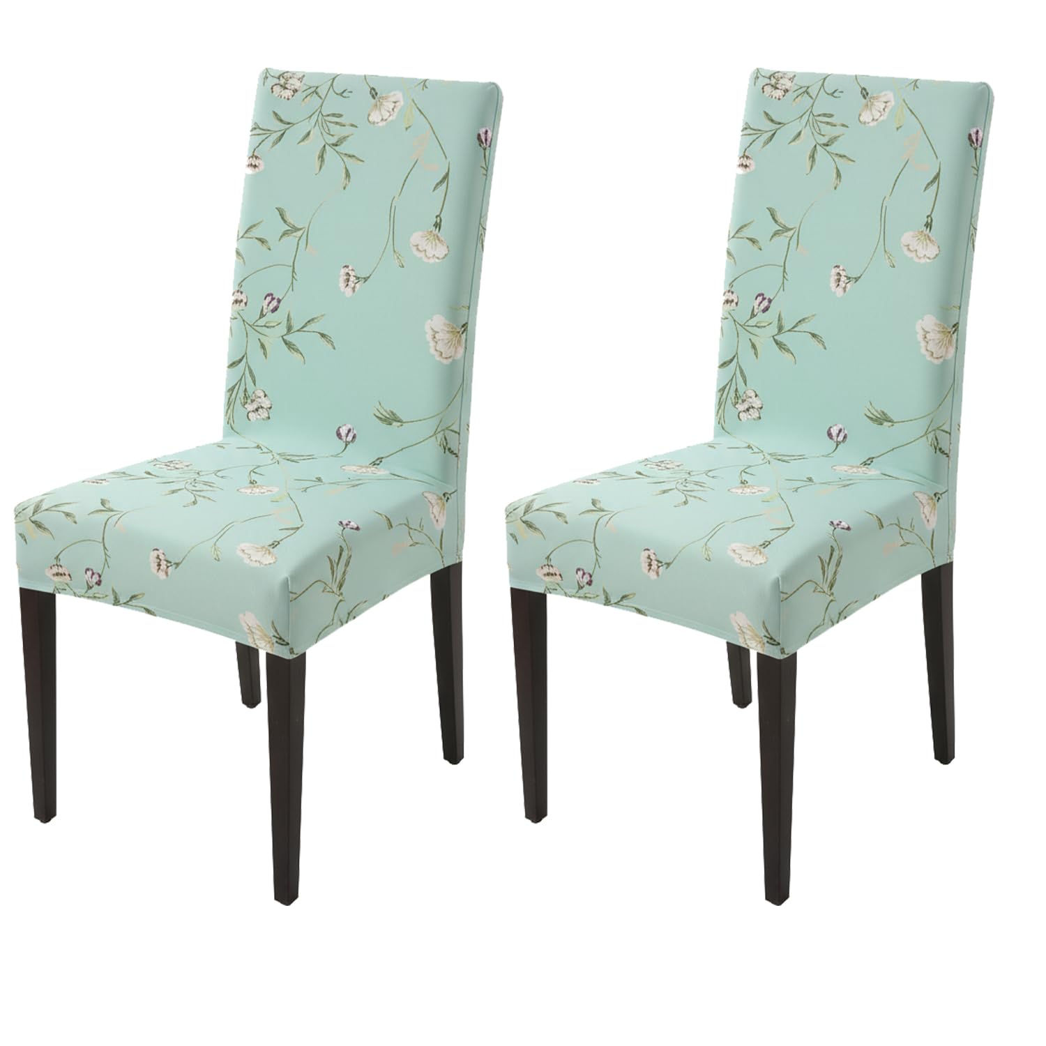 Elastic Chair Cover Stretch Removable Washable (Green Autumn)