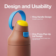 POPPI 750ml 304 Stainless Steel Water Bottle