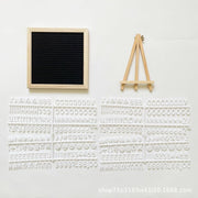 Felt Letter Board 10x10 Inch with Stand & 170 Letters