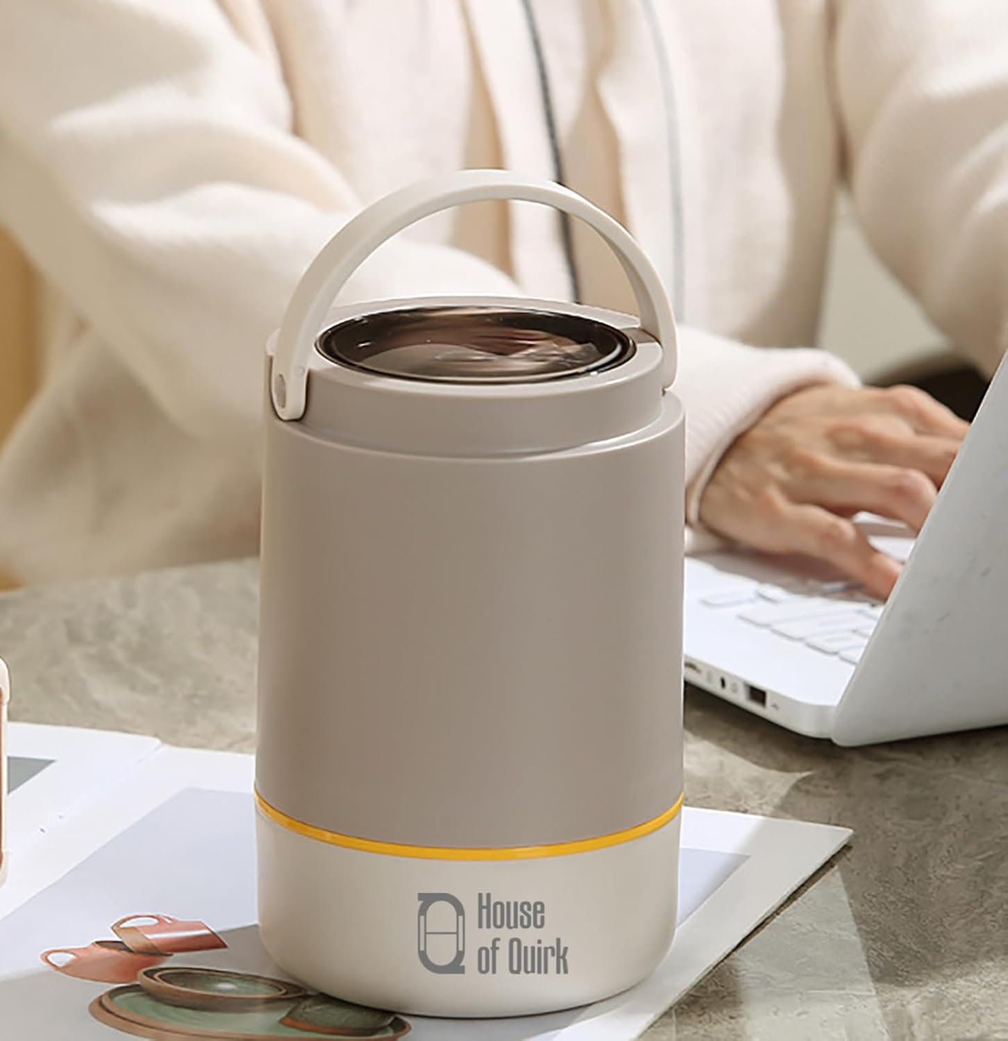 304 Stainless Steel Lunch Box - 900ml Three-Layer