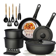 21 Pcs Maifan Stone Non-Stick Cookware Set