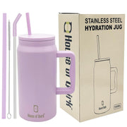 1500ML Mug Tumbler with Handle and Straw Lid