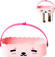 Makeup Brush Cleaning Tool with Drying Holder Mat