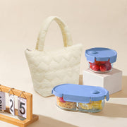 Heart Design Soft Insulated Lunch Bag