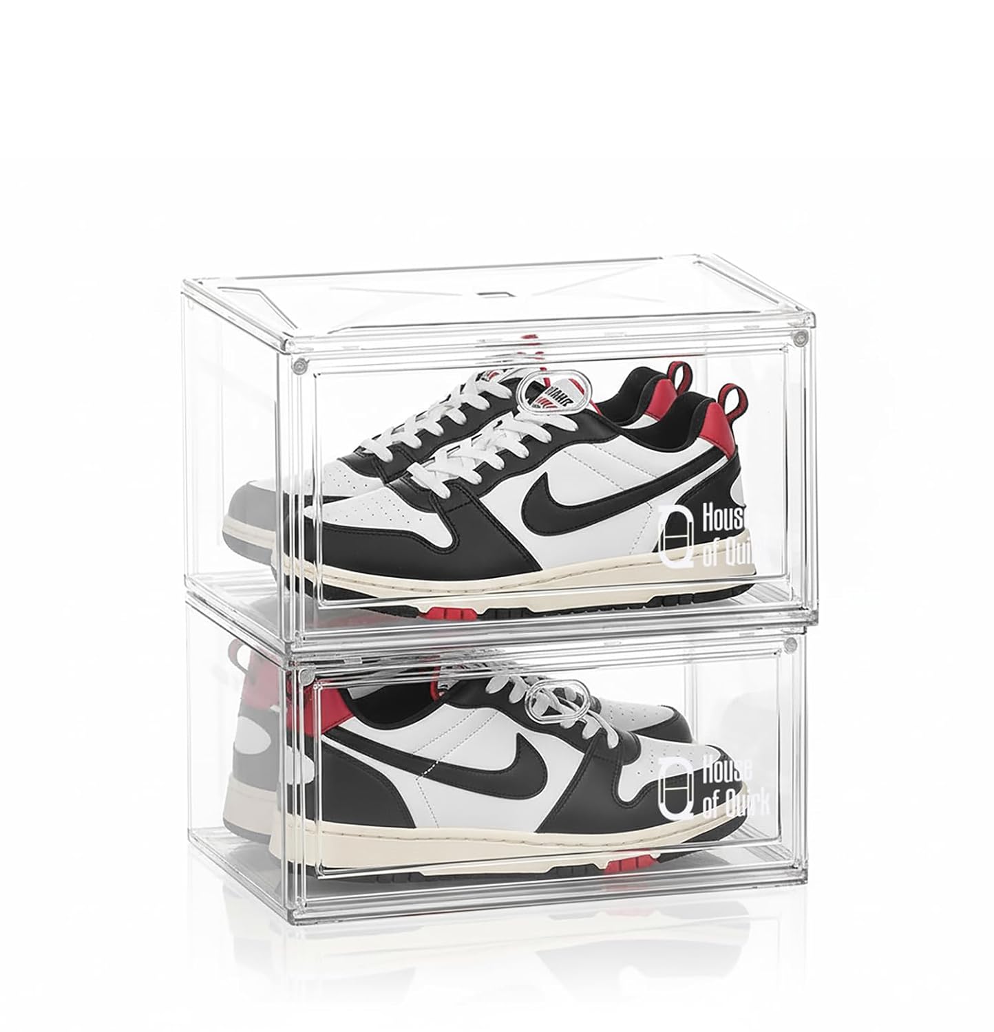 Shoe Storage Organizer Boxes White