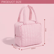 Striped Design Soft Insulated Lunch Bag