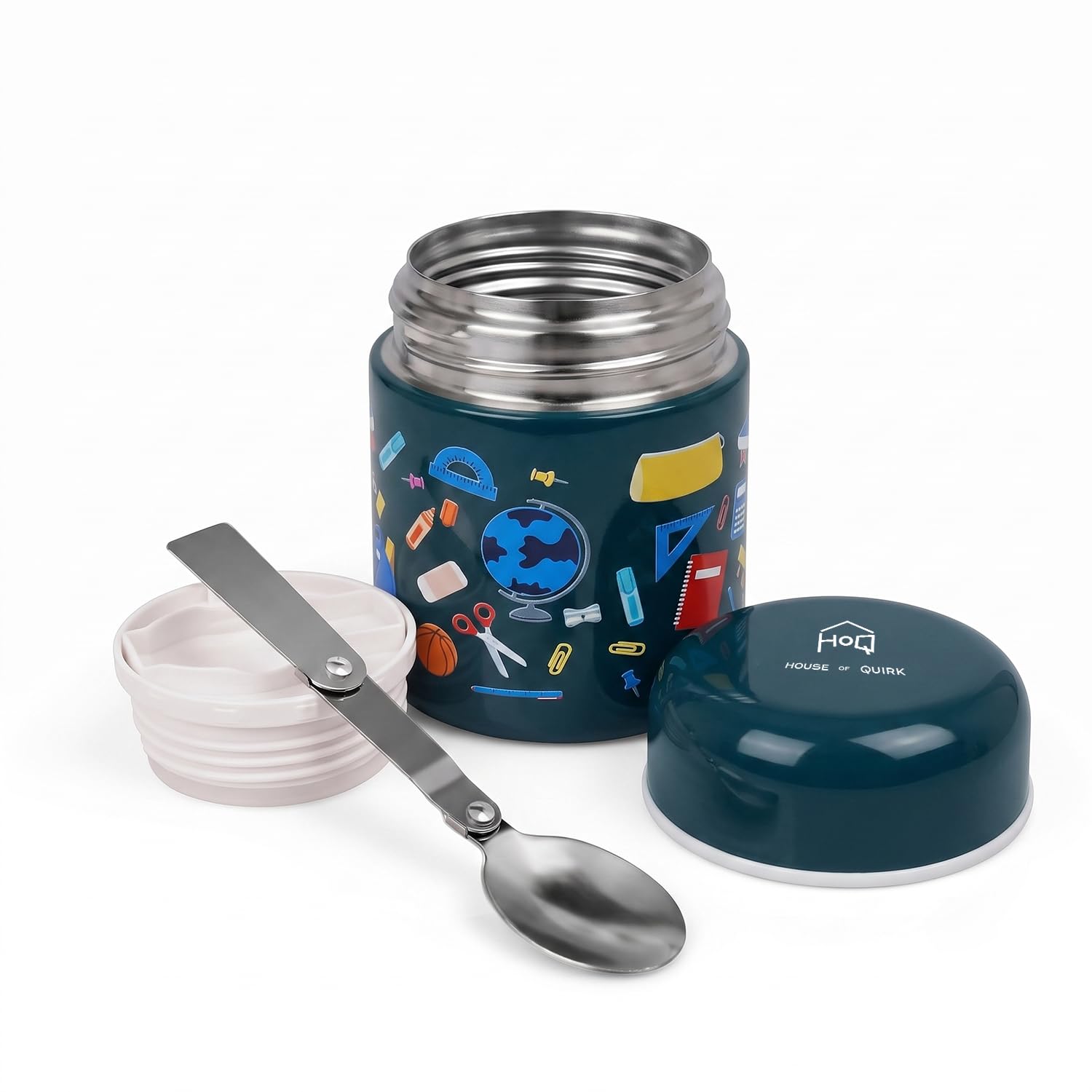 304 Stainless Steel Baby Feeding Bowl with Spoon 300ml