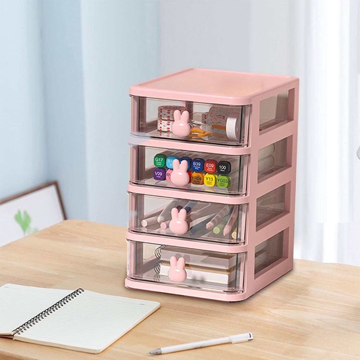 4 Tier Transparent Cosmetic Jewelry Box