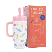530ML Kids Tumbler Stainless Steel with Handle & Lid