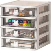4 Tier Transparent Cosmetic Jewelry Box