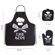 Kitchen Oven Mitts Glove Potholder Apron