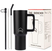 Stainless Steel Vacuum Tumbler with Straw and Lid & Handle - (1200 ML)