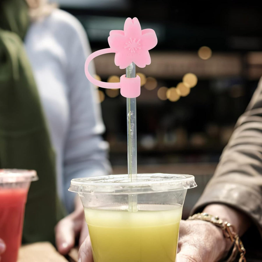 1200ML Leak-Proof Steel Tumbler with 3 Cute Flower Straw Cap