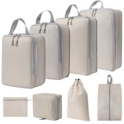Compression Packing Cubes for Travel, 8 Set Packing Cubes Travel Organizer