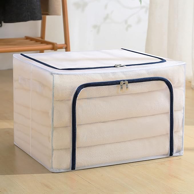 Foldable Transparent Storage Bags for Clothes (110L)
