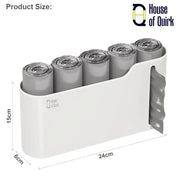 Punch-Free Wall-Mounted Storage Box (White)