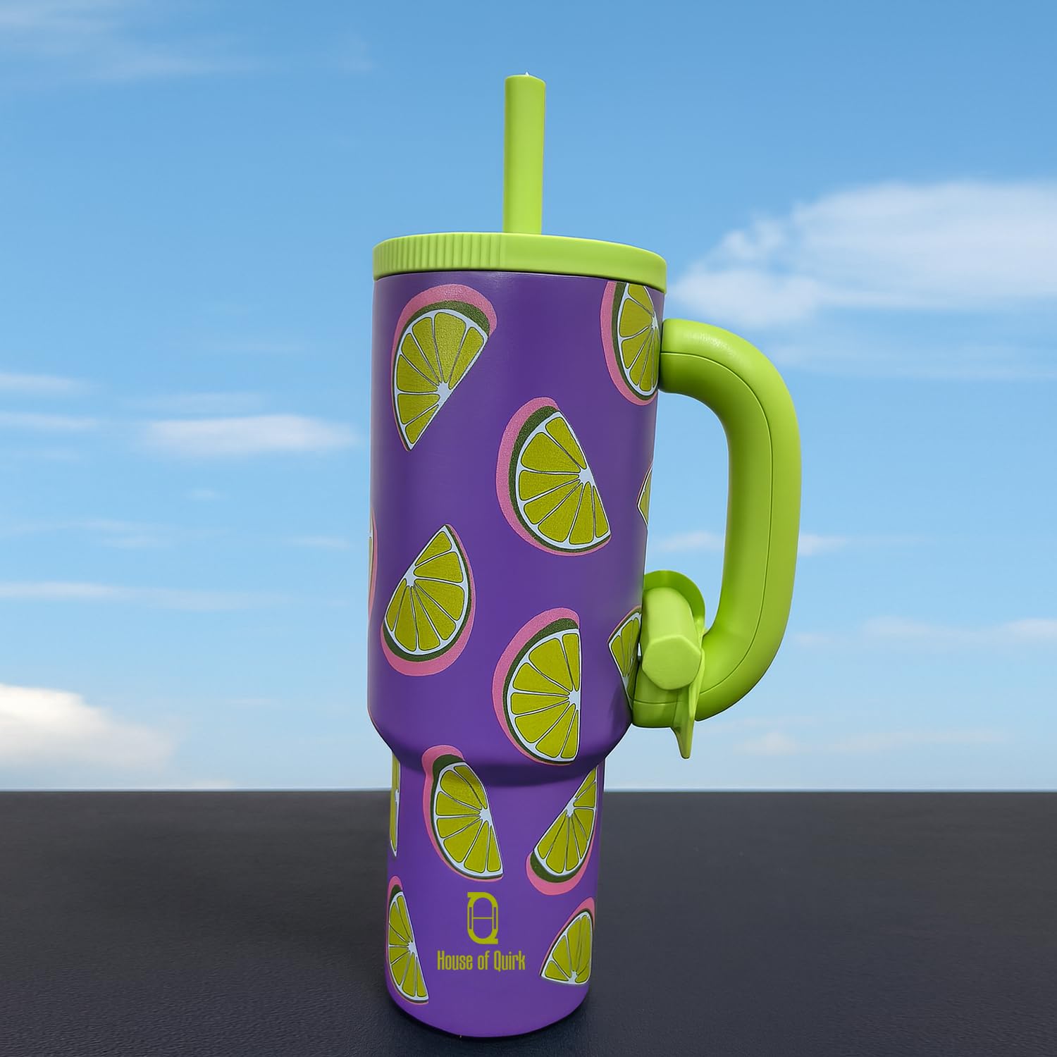 1200ml Insulated Stainless Steel Tumbler with Handle (Printed)