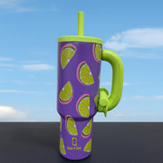 1200ml Insulated Stainless Steel Tumbler with Handle (Printed)
