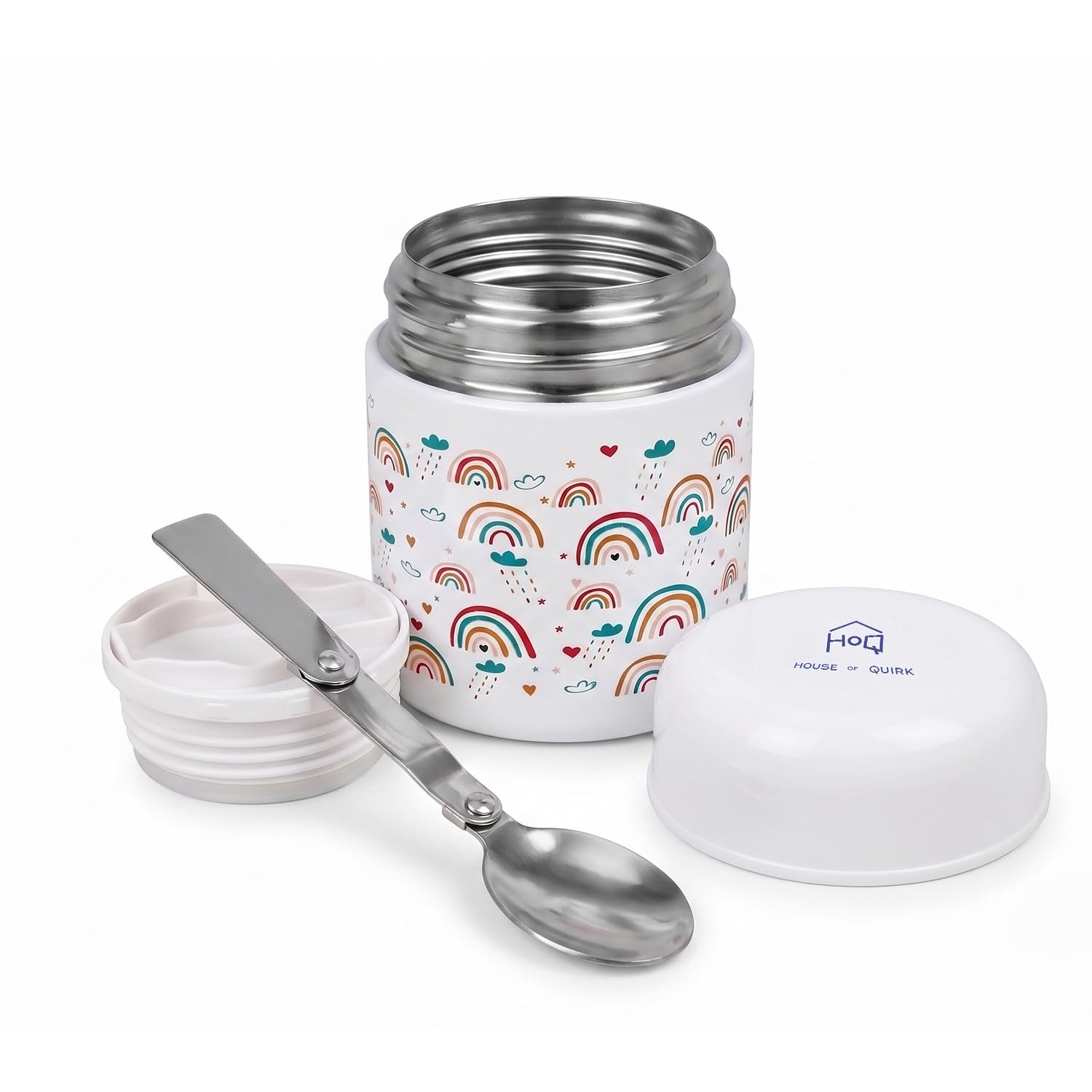 304 Stainless Steel Baby Feeding Bowl with Spoon 300ml