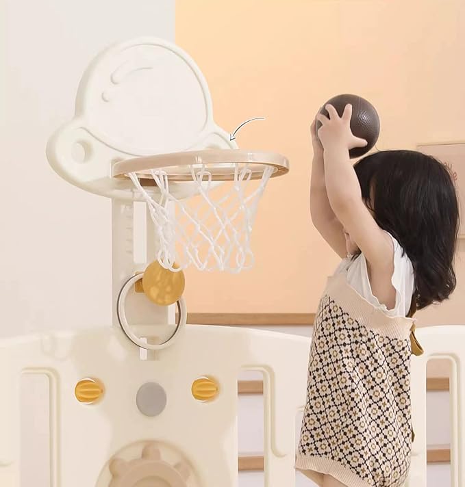 Baby Playpen Foldable & Sturdy Play Yard 30 Square Feet (16 Panel, Astronaut)