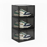 Shoe Storage Organizer Boxes Black