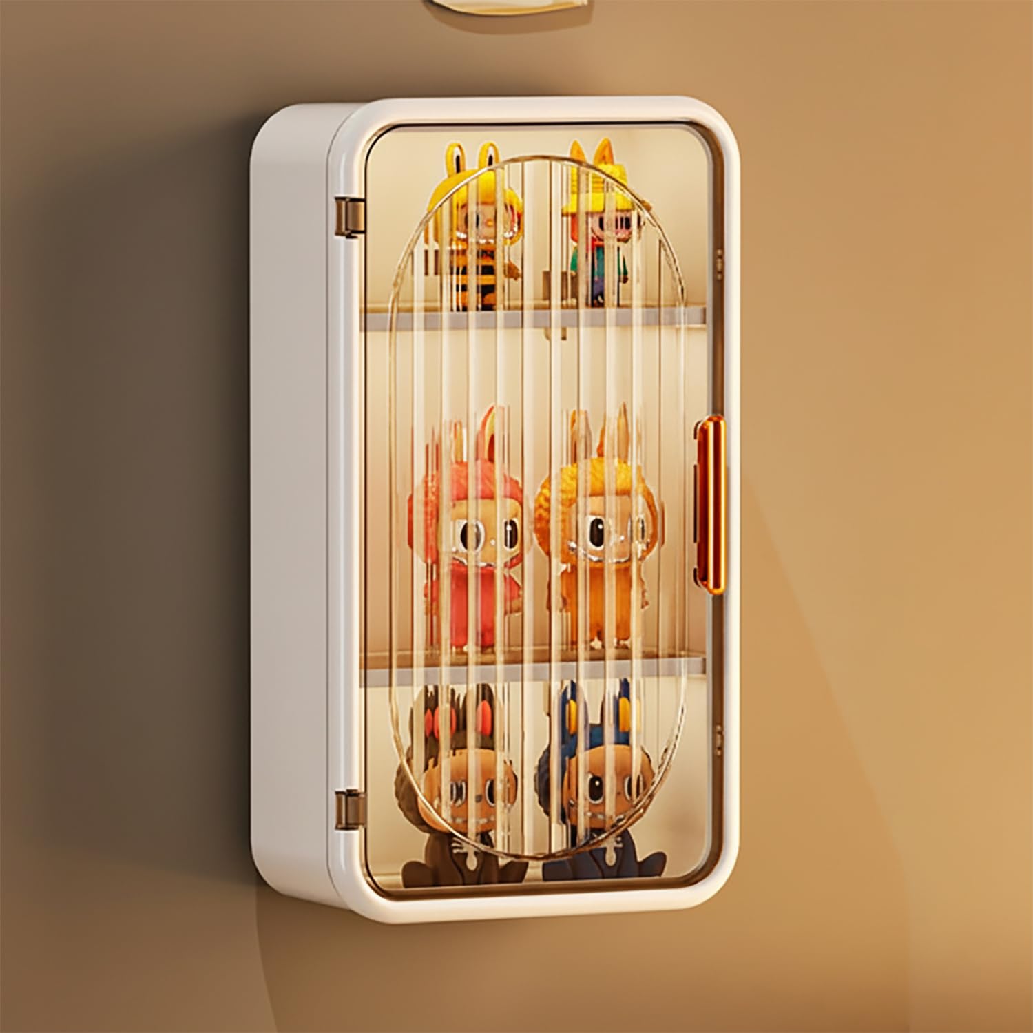 Wall Mounted Bathroom Storage Rack – Punch-Free Magnetic Storage Box White (Medium)