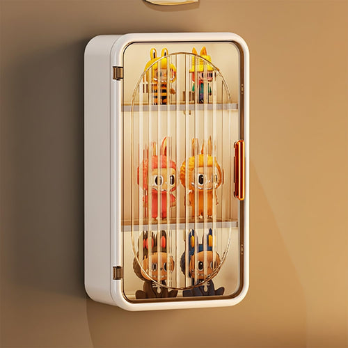 Wall Mounted Bathroom Storage Rack – Punch-Free Magnetic Storage Box White (Medium)