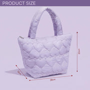 Heart Design Soft Insulated Lunch Bag