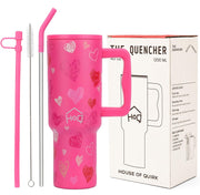 Stainless Steel Vacuum Tumbler with Straw and Lid & Handle - (1200 ML)