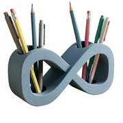 Dual-Purpose Pen & Pencil Holder, Nest Design Desk Organizer, Multipurpose Stationery Stand for Office, Home & Study (Grey)