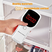 6-Layer Foldable & Stackable Shoe Cabinet with Transparent Front Door (Transparent)
