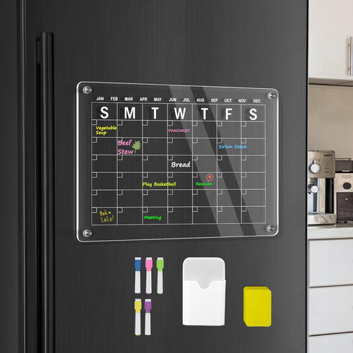 Acrylic Magnetic Monthly Calendar(40 x 30cm)
