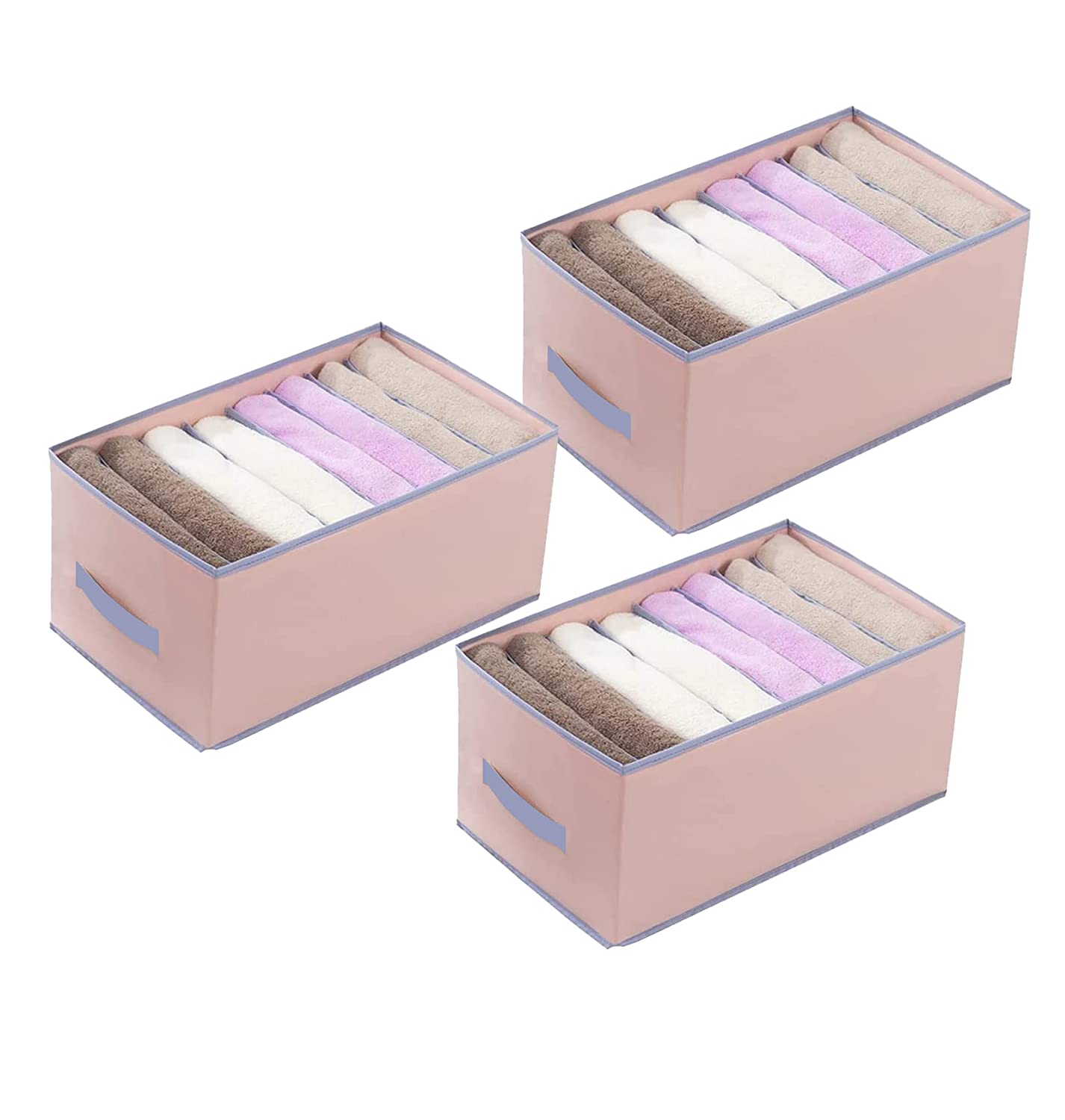 8 Grid Storage Box Organiser (Pack of 3)