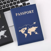 Multi-Functional PU Leather Travel Passport Case