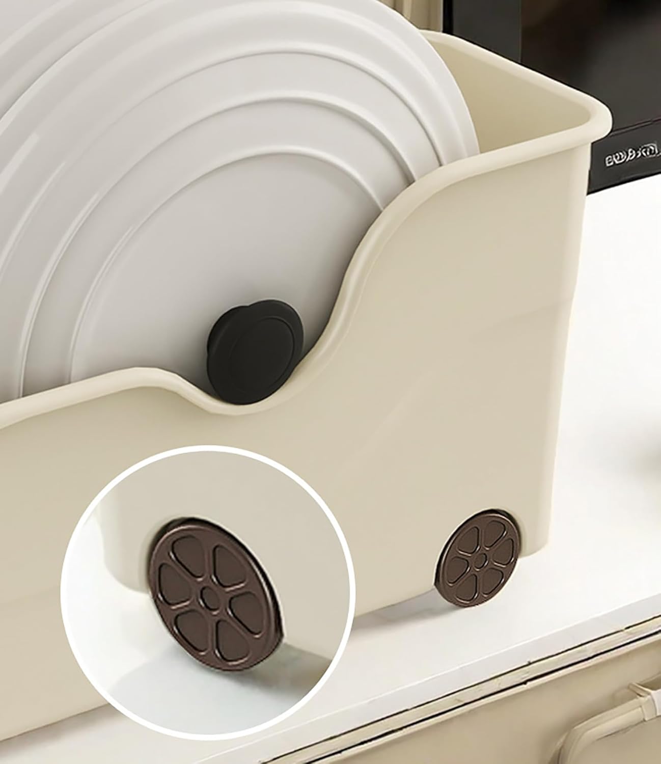 Storage Bins for Pantry and Kitchen Cabinet Organize (Pack of 2)