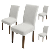 Universal Fit Elegant Jacquard Chair Cover – 220 GSM Stretch Fabric (Grey)