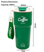Stainless Steel Coffee Mug, 620 ML Spill Proof Travel Mug with Lid Insulated Tumbler