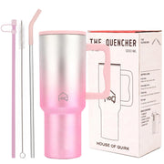 Stainless Steel Vacuum Tumbler with Straw and Lid & Handle - (1200 ML)