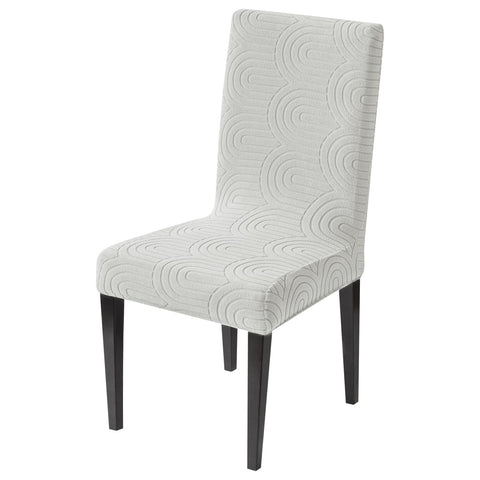 Premium Stretch Chair Cover – 220 GSM Jacquard Fabric (Grey)