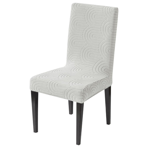Premium Stretch Chair Cover – 220 GSM Jacquard Fabric (Grey)