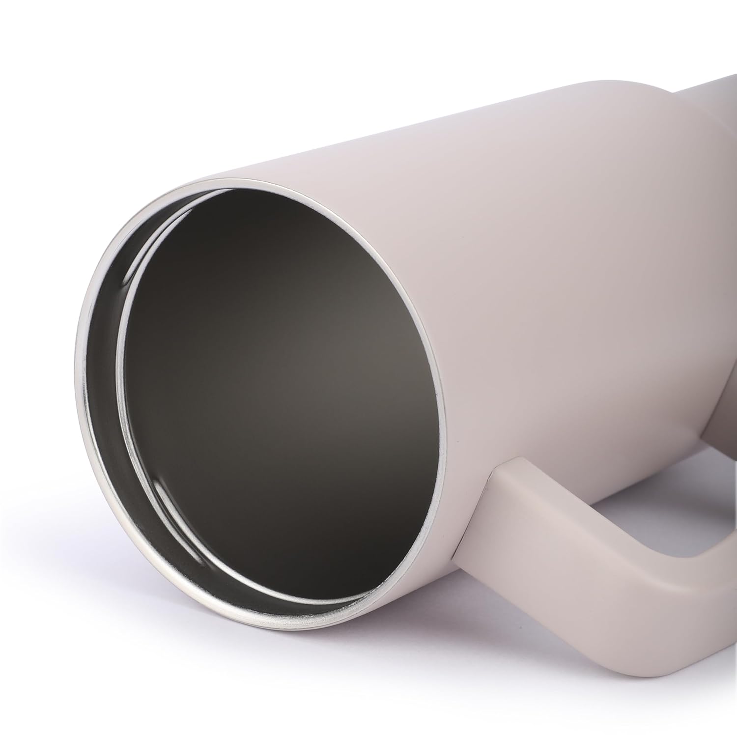 Stainless Steel Vacuum Insulated Tumbler with Straw and Lid & Handle - (1200 ML)