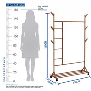 Floor Standing Multifunctional Coat & Clothes Rack