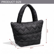 Heart Design Soft Insulated Lunch Bag