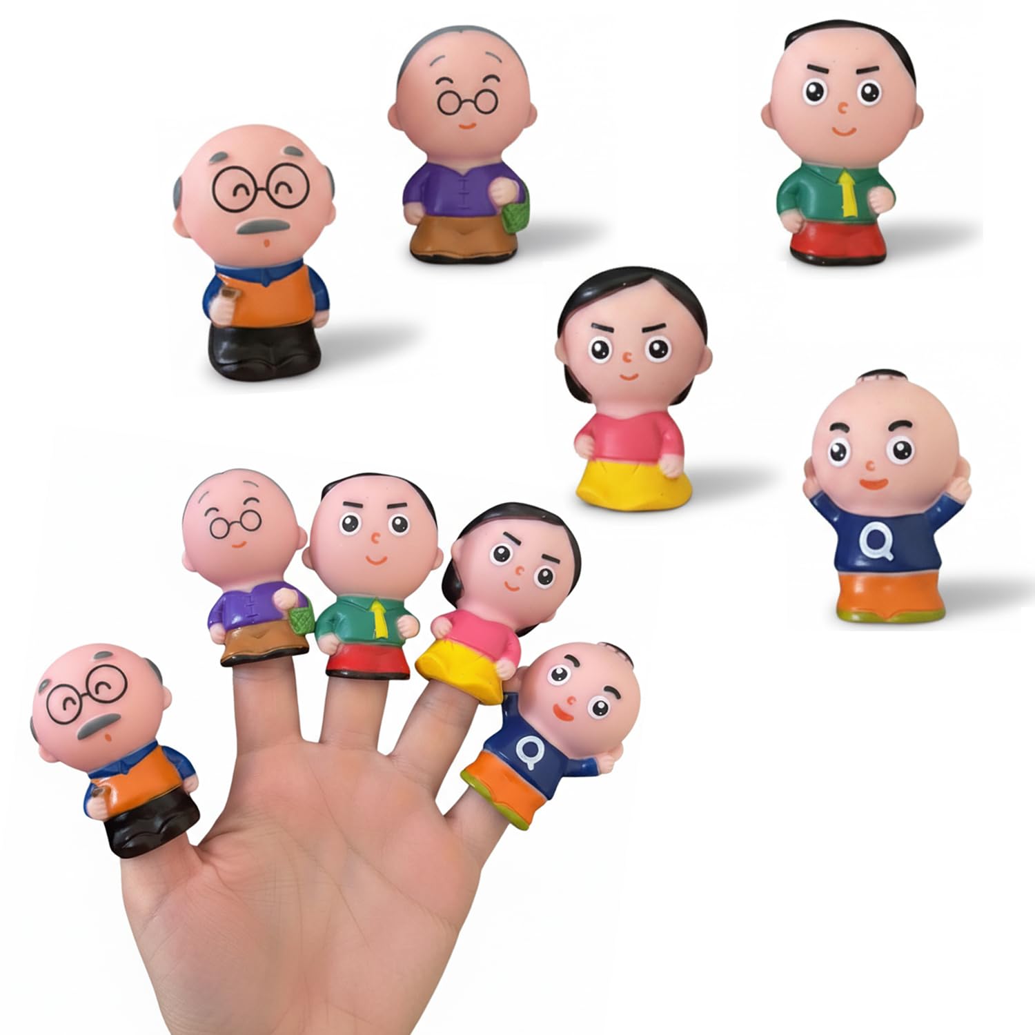 5-Piece Themed Finger Puppets Educational Kids Toy