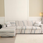 Universal Sofa Couch Cover 140 GSM Sofa Slipcover (Beige Serif)