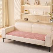 Sofa Covers Mat Velvet Herringbone Chenille Fabric (Pink)